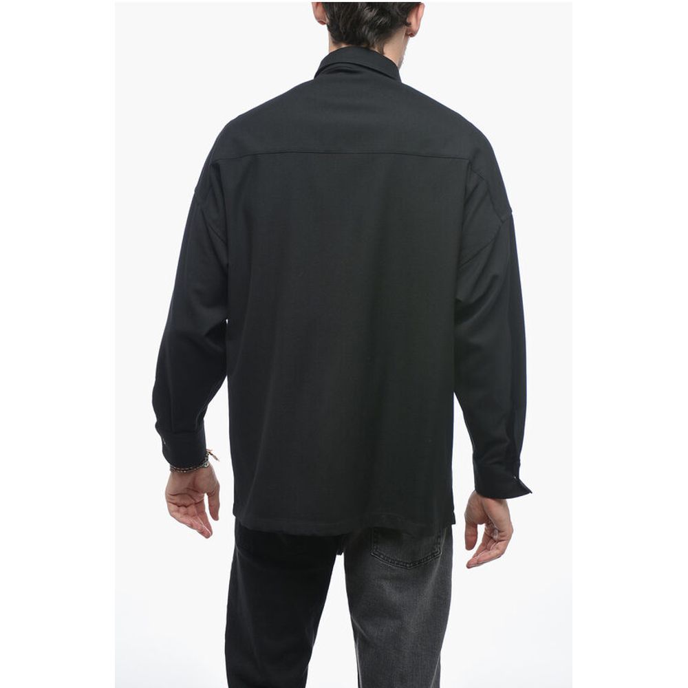 Destin Twill Wool GIO Shirt with Snap Buttons - Image 2