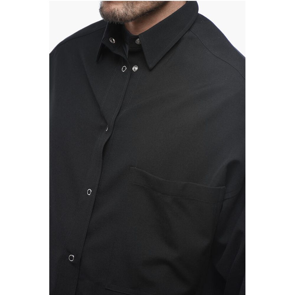 Destin Twill Wool GIO Shirt with Snap Buttons - Image 3