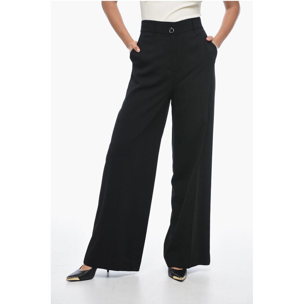 Krizia Palazzo Pants with Hidden Closure