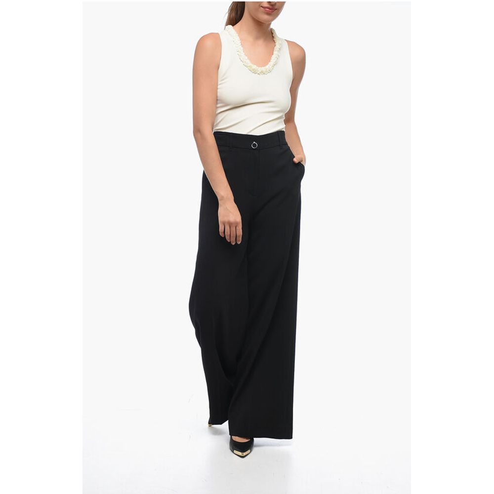 Krizia Palazzo Pants with Hidden Closure - Image 3