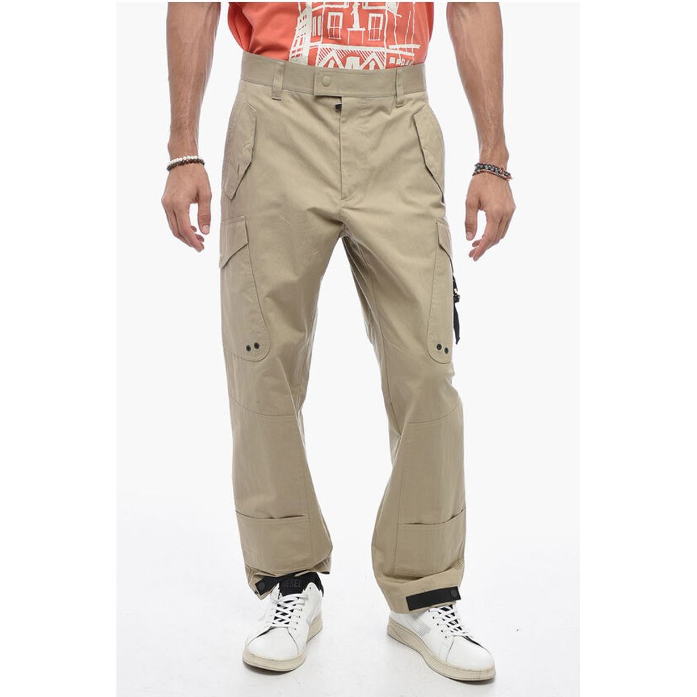 Dior Cotton Blend Cargo Pants with Safety Details