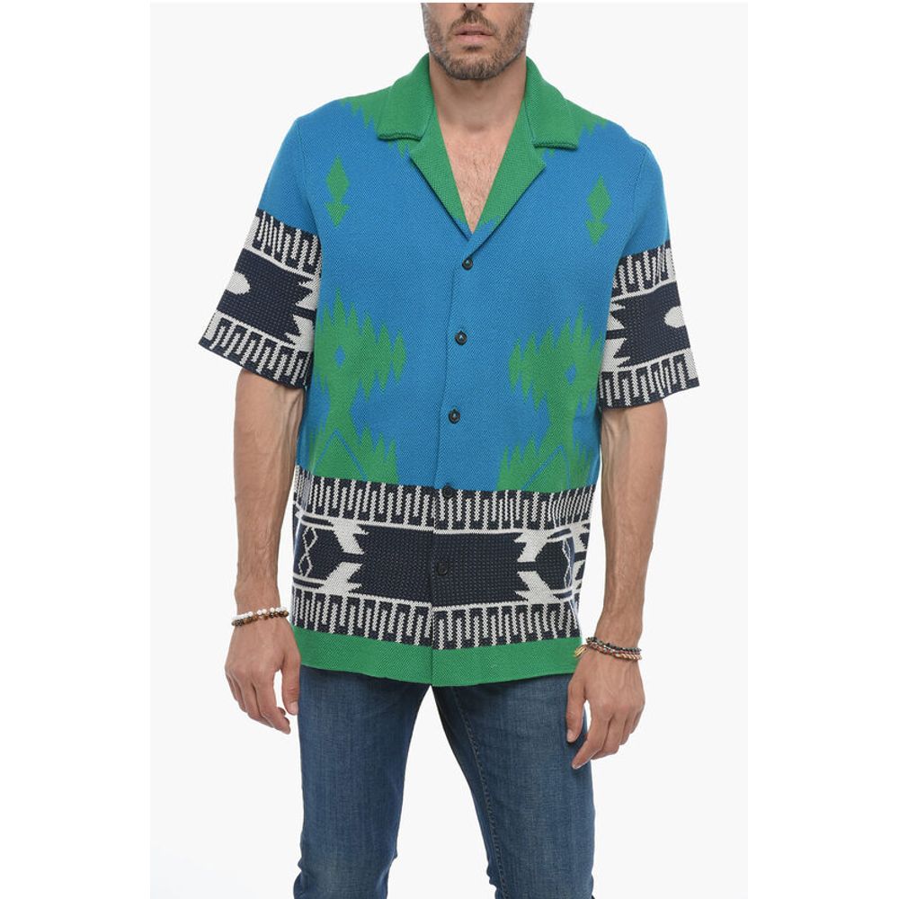 Alanui Short Sleeved Jacquard ICON Shirt