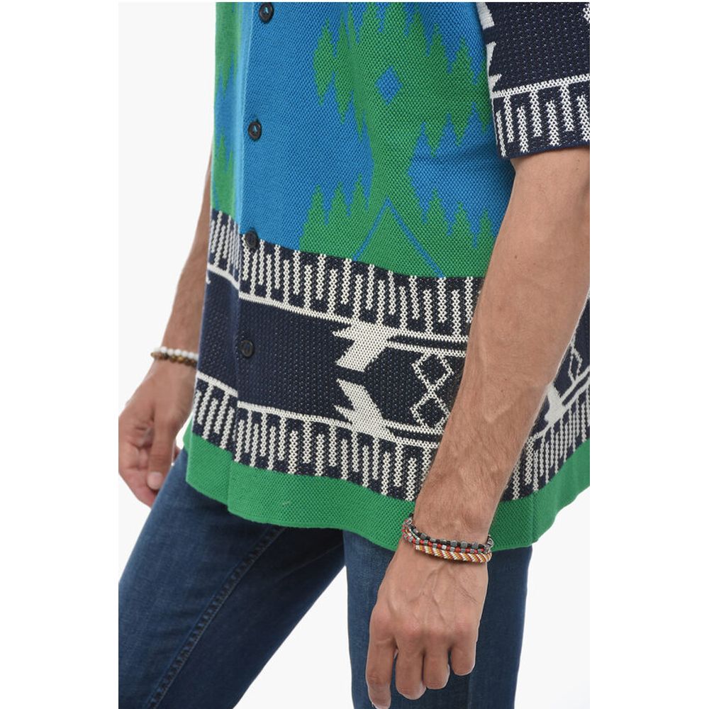 Alanui Short Sleeved Jacquard ICON Shirt - Image 3