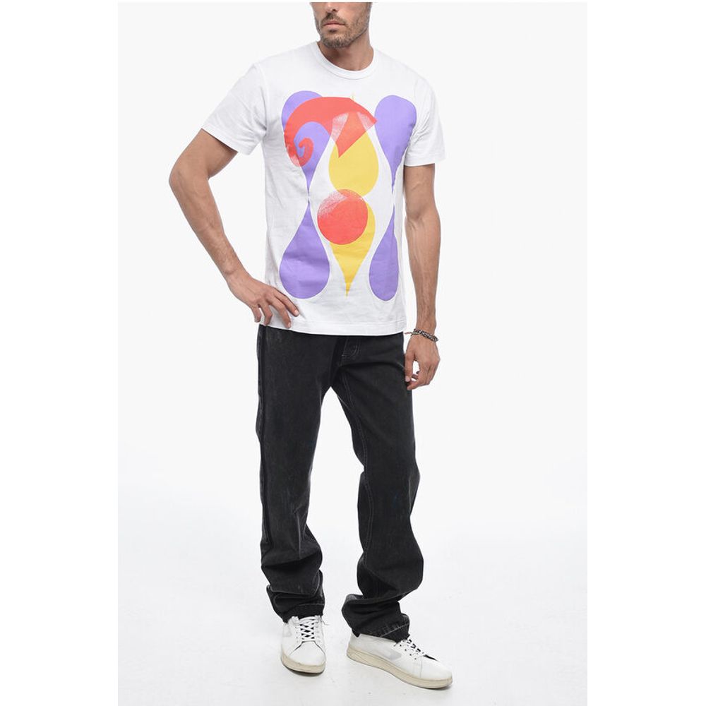 Comme Des Garçons HOMME PLUS Printed Crew-neck T-Shirt - Image 4