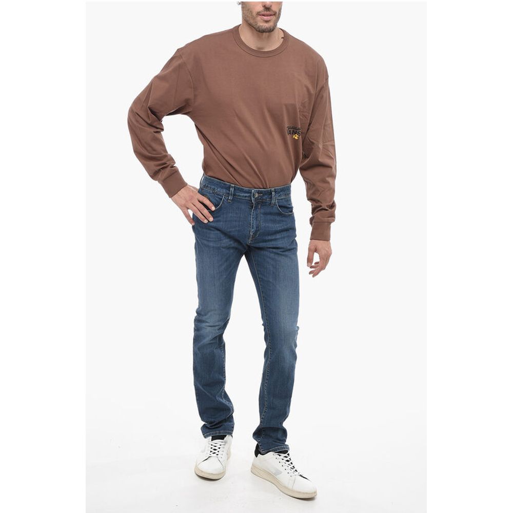 Corneliani ID Regular Waist Regular Fit Jeans 17cm - Image 4