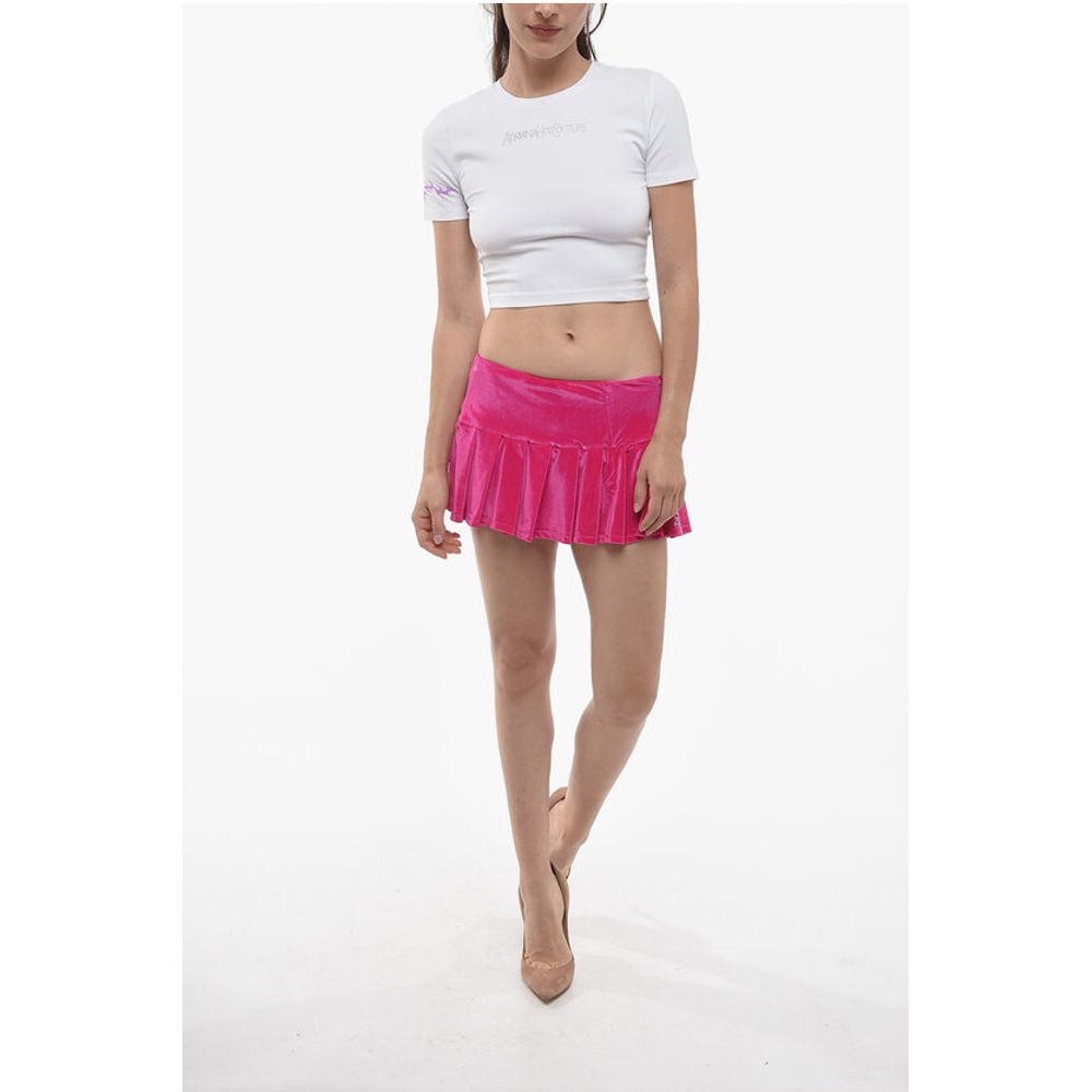 Adriana Hot Couture Rhinestone Logo Crew-neck t-Shirt - Image 4