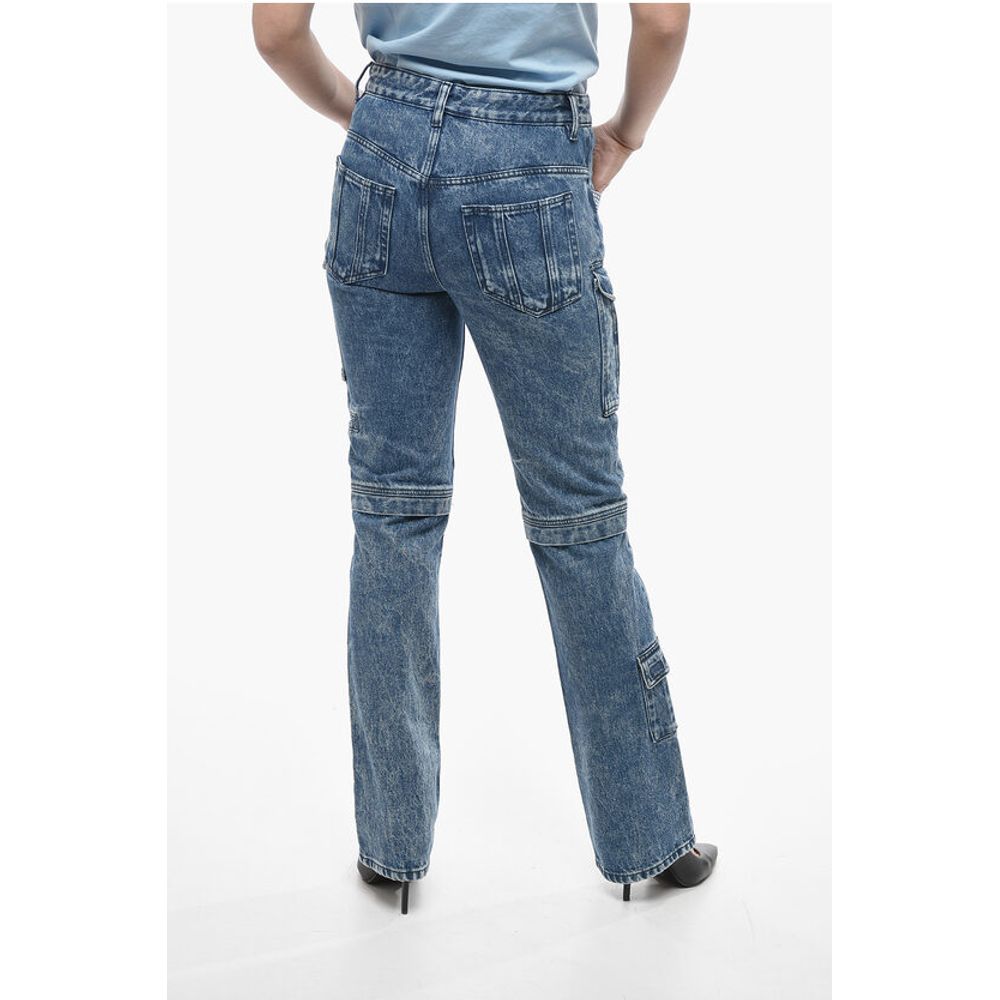 Isabel Marant Dark Wash VOKAIO Cargo Denims 22cm - Image 2