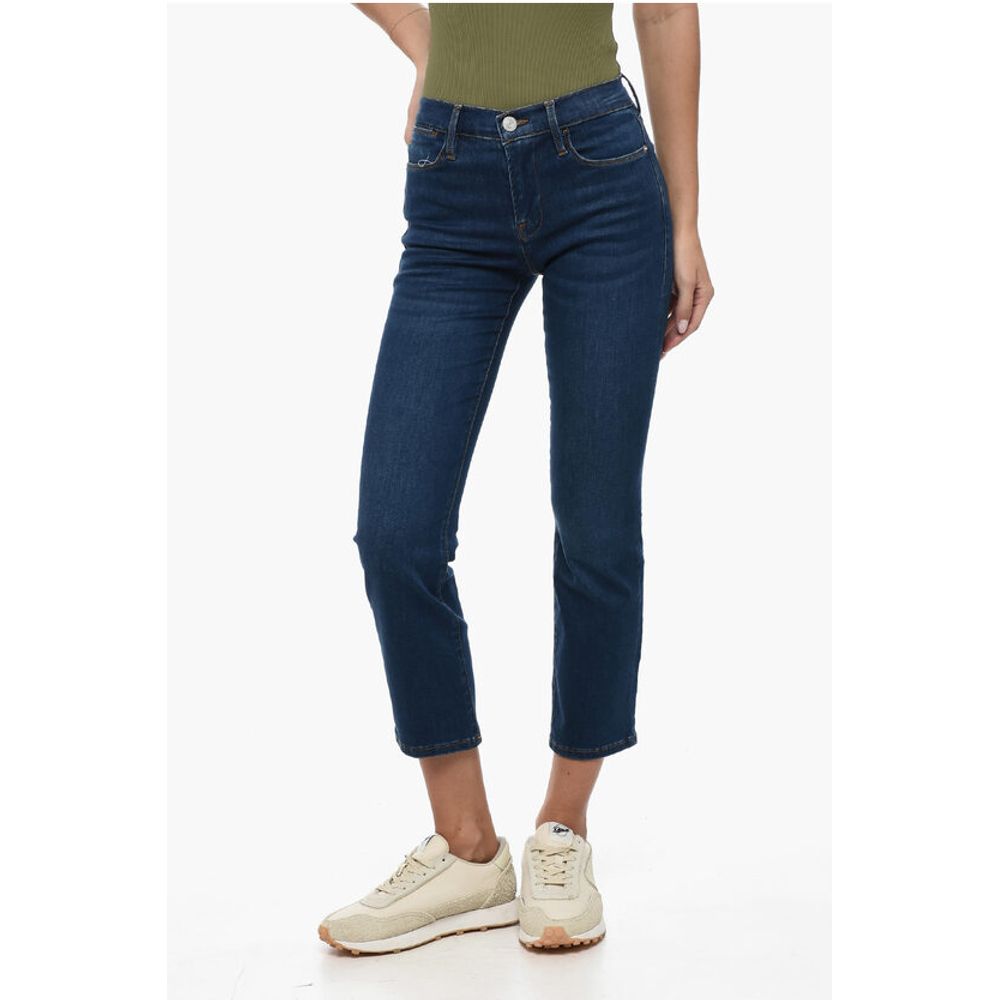Frame High-Waist Straight Leg Jeans 17,5cm