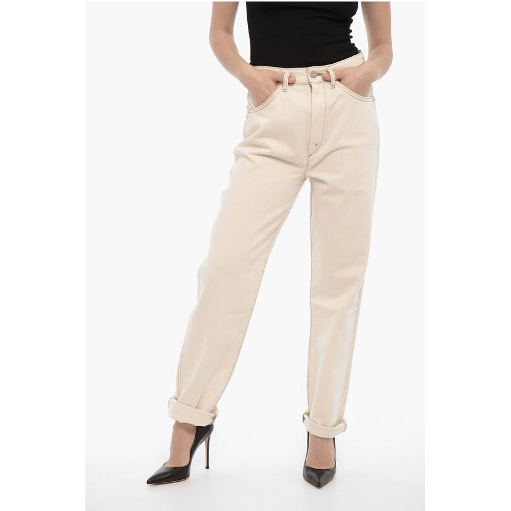 RE/DONE High-Waisted Jeans with Visible Stitching 20cm