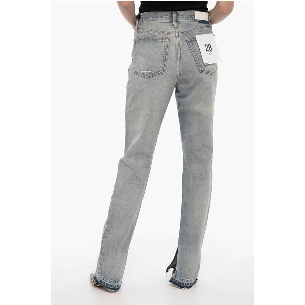 RE/DONE Straight Leg Jeans with Ankle Slit 20cm - Image 2