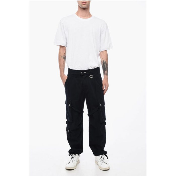 Isabel Marant Cargo EUSEBIO Pants with Drawstringed Ankles - Image 5