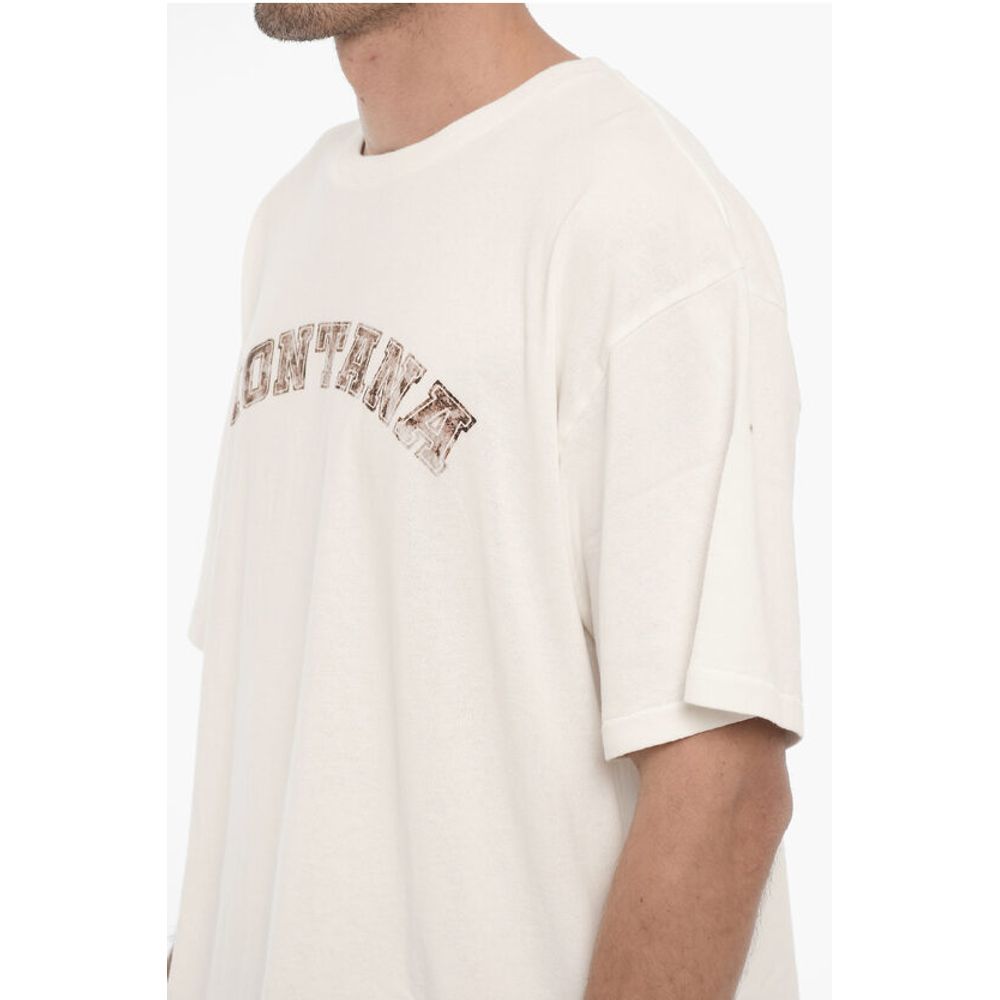 1989 Studio Oversize Fit MONTANA Crew-neck T-Shirt with Contrasting Prin - Image 3