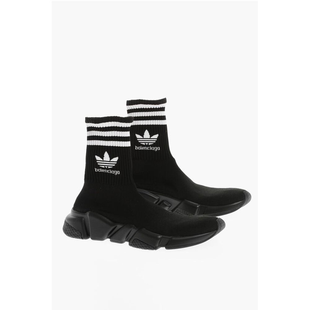Balenciaga ADIDAS Logo Print SPEED Sock Sneakers