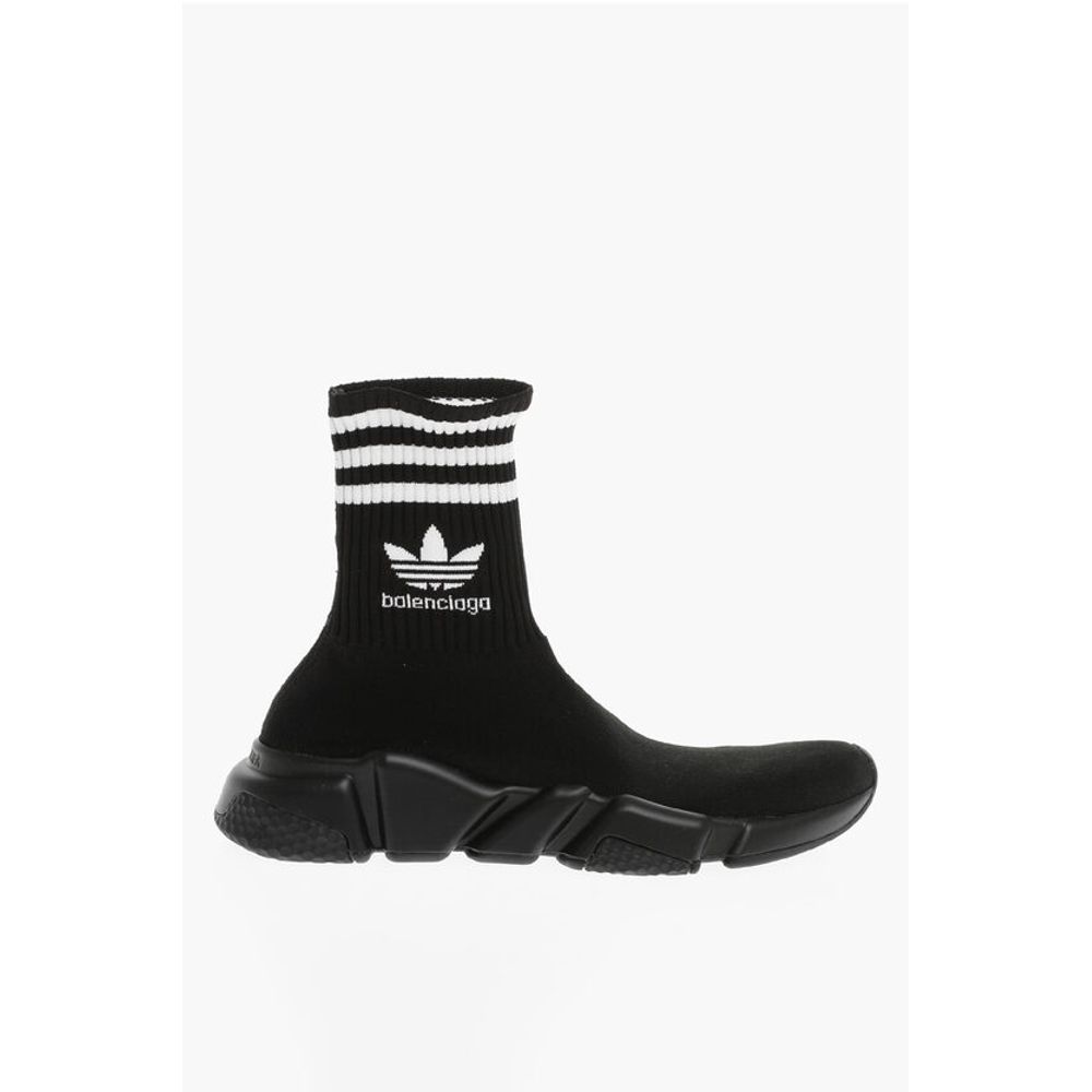 Balenciaga ADIDAS Logo Print SPEED Sock Sneakers - Image 3