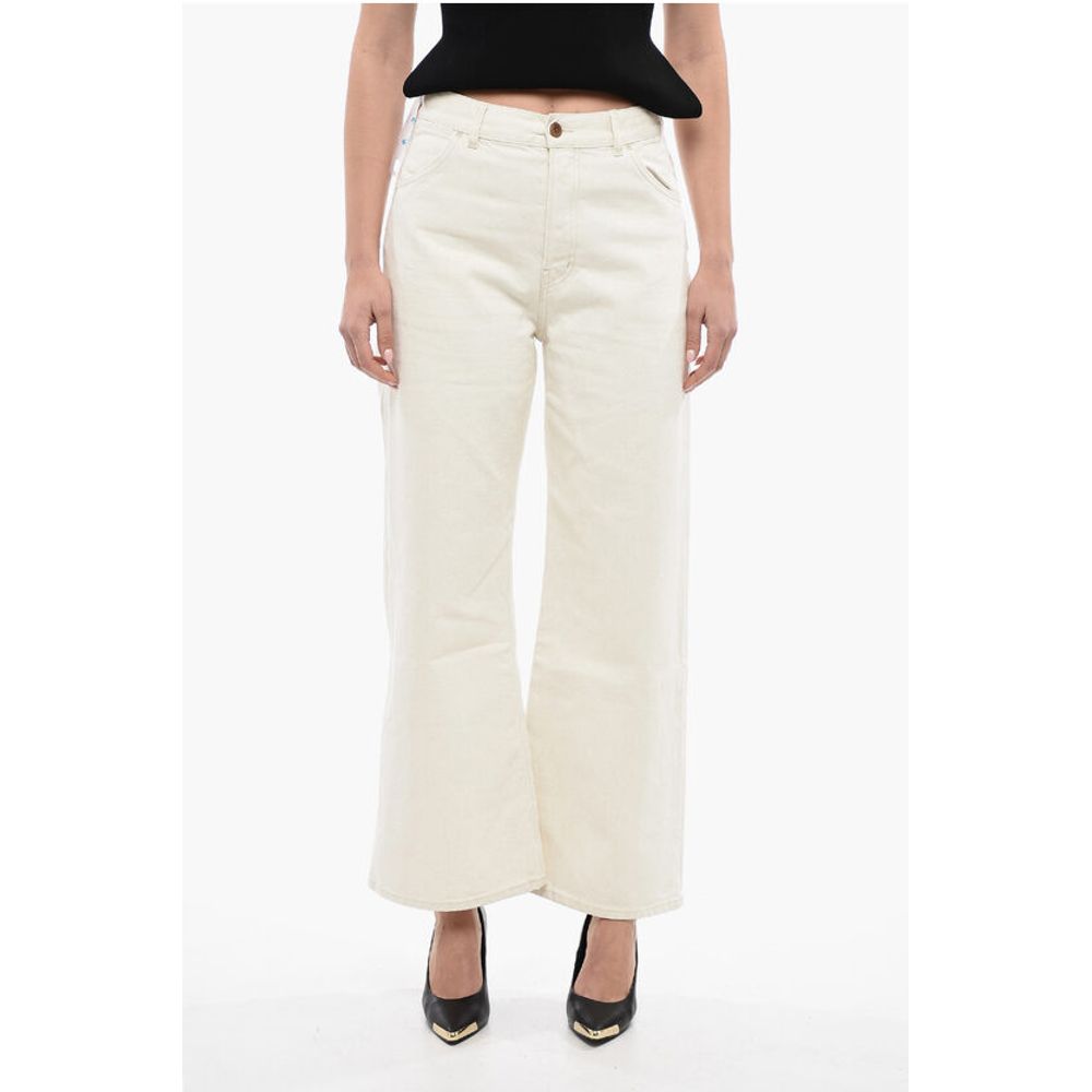 Chloé 5 Pocket Cotton Blend Palazzo Pants