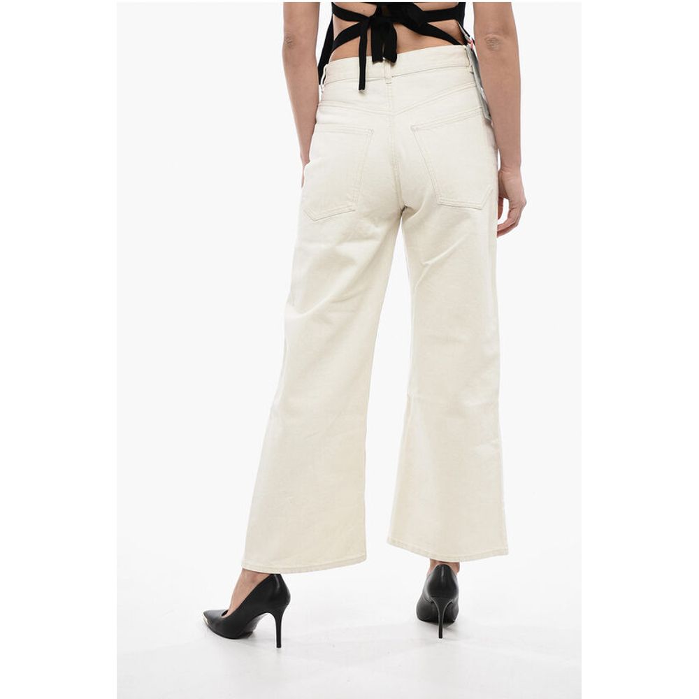 Chloé 5 Pocket Cotton Blend Palazzo Pants - Image 2