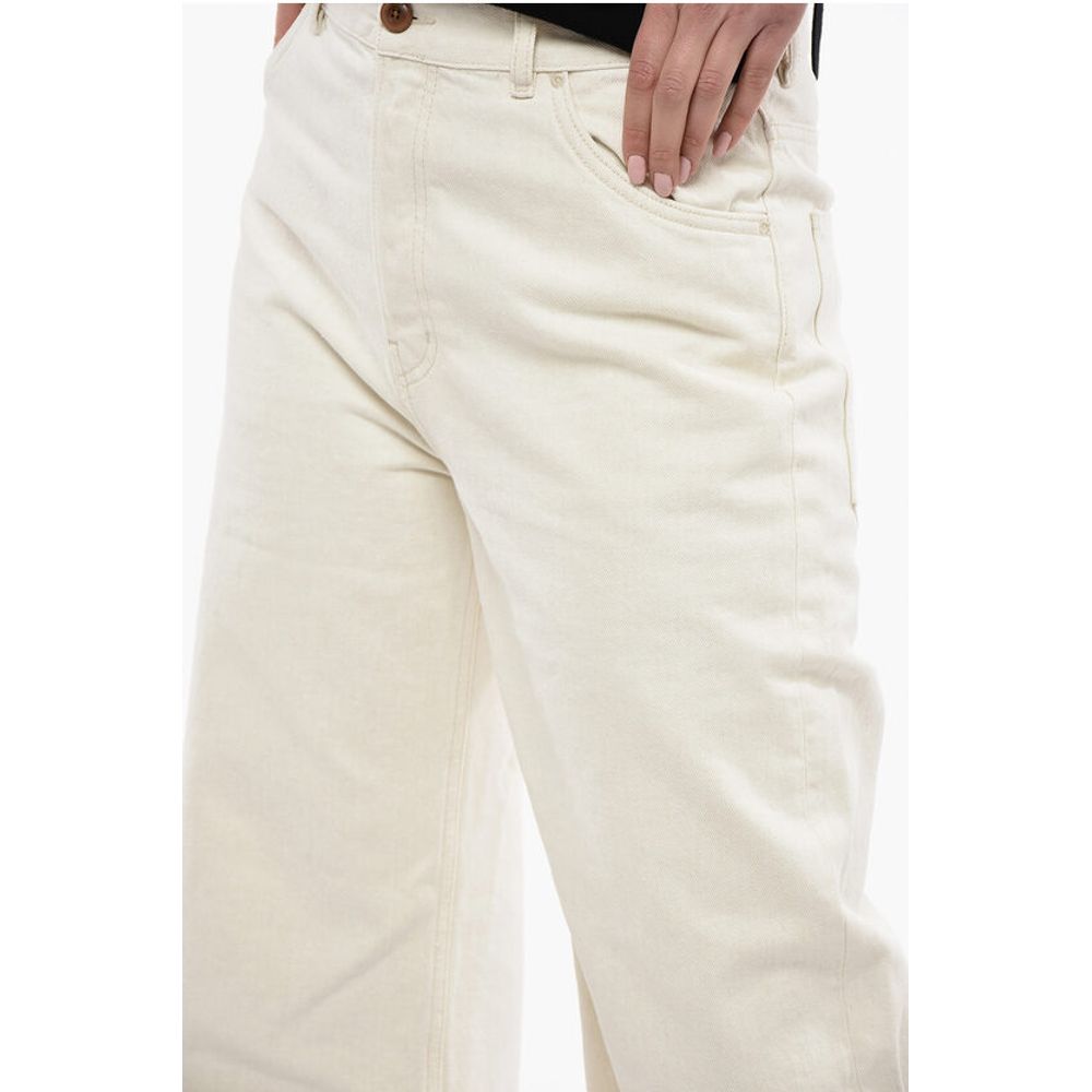 Chloé 5 Pocket Cotton Blend Palazzo Pants - Image 3