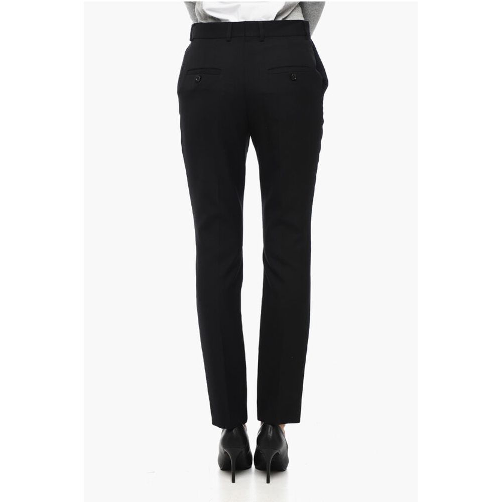 Celine Wool Gabardine Pants with Front Pleats - Image 2