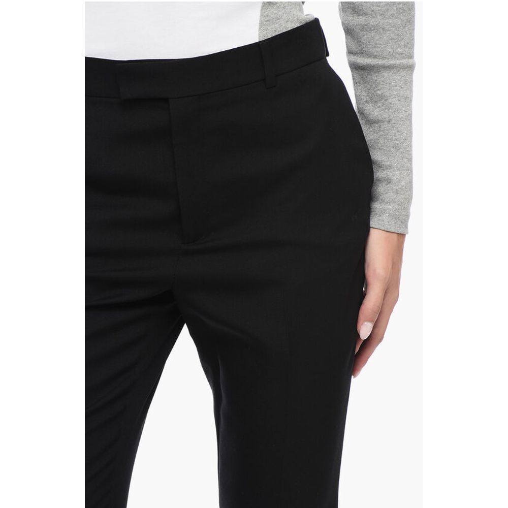 Celine Wool Gabardine Pants with Front Pleats - Image 3