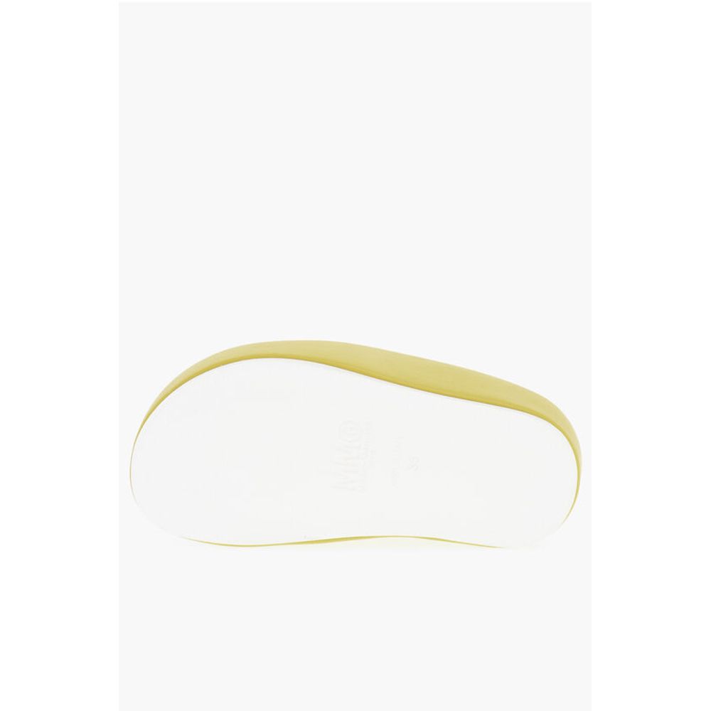 Maison Margiela MM6 Faux Leather Thong Sandals - Image 5