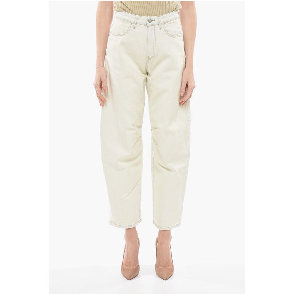 Palm Angels Bleached Wash Straight Fit Jeans