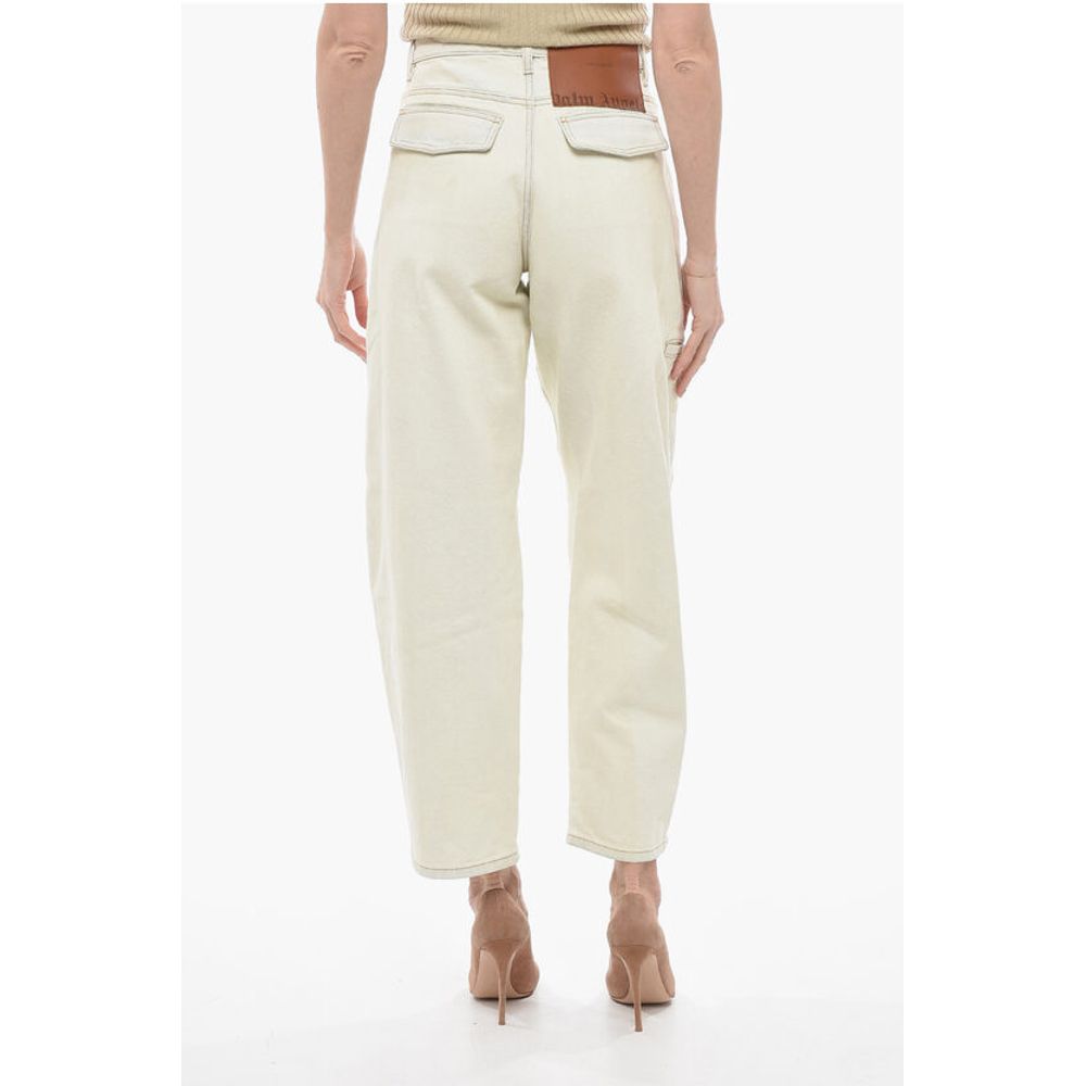 Palm Angels Bleached Wash Straight Fit Jeans - Image 2