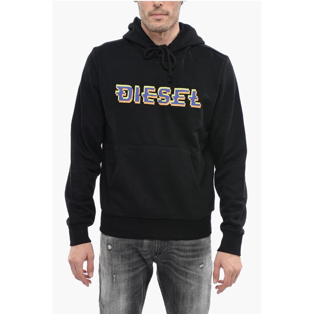 Diesel Cotton S-GINN Hoodie with 3D Print