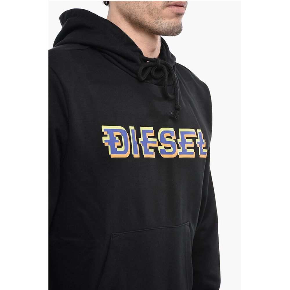 Diesel Cotton S-GINN Hoodie with 3D Print - Image 3