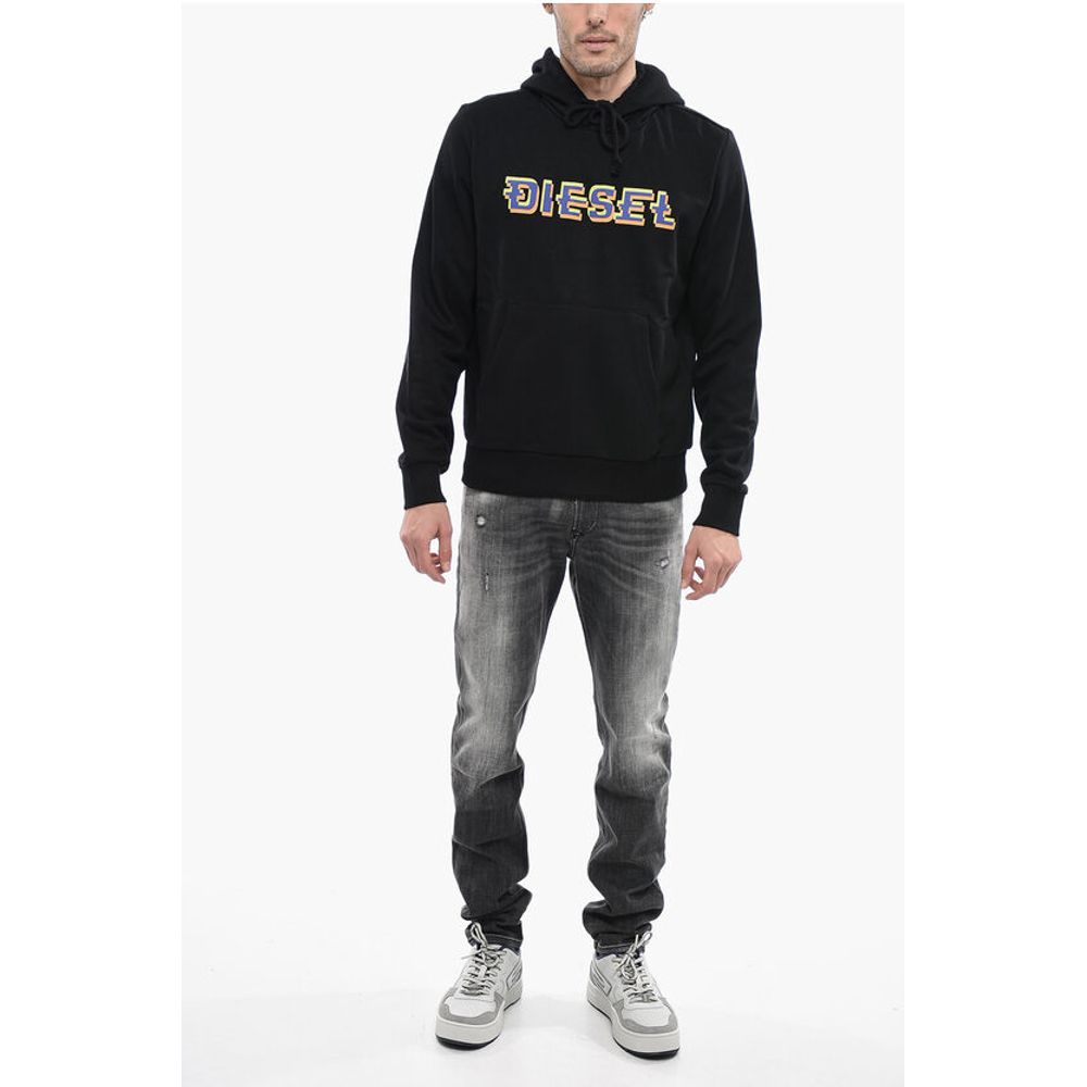 Diesel Cotton S-GINN Hoodie with 3D Print - Image 4