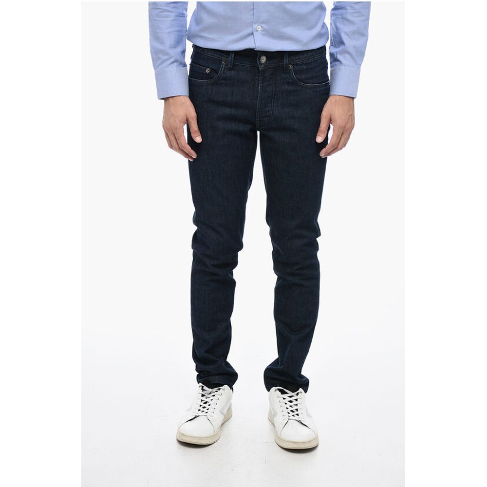 Corneliani CC COLLECTION Dark Wash Regular Fit Jeans 17 cm