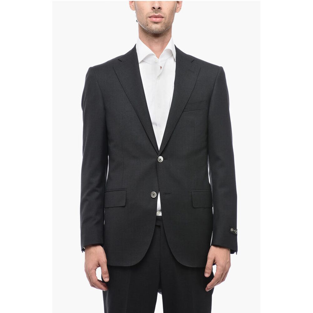 Corneliani Extrafine Wool LEADER Suit with Flap Pockets - Image 2