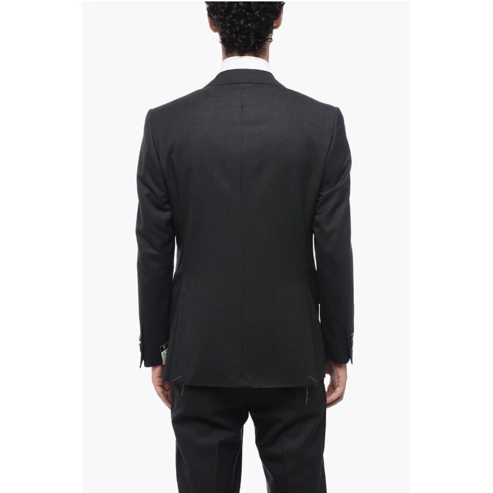 Corneliani Extrafine Wool LEADER Suit with Flap Pockets - Image 5