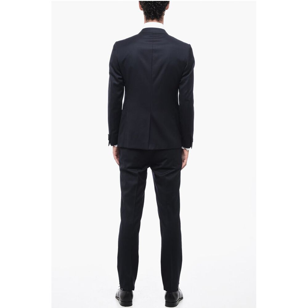 Corneliani Peak Lapel CERIMONIA ACADEMY Virgin Wool Suit - Image 4
