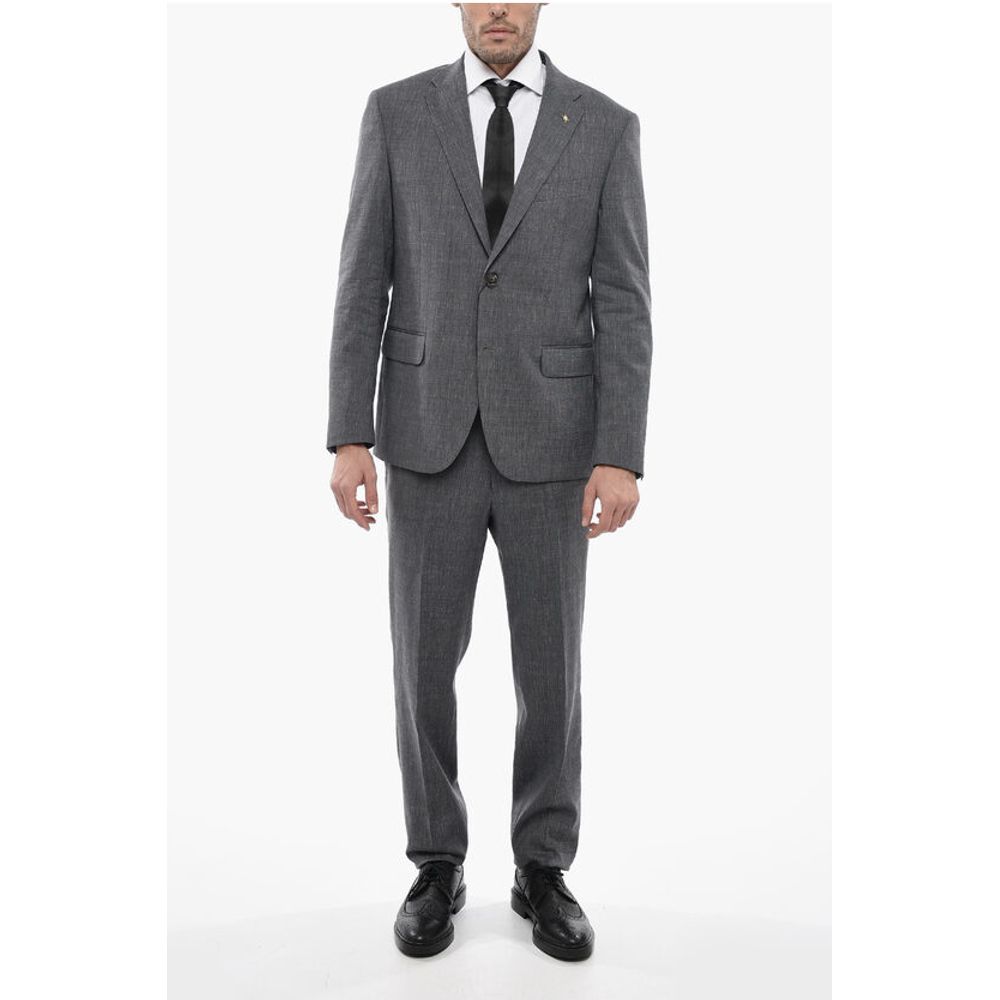 Corneliani CC COLLECTION Notch Lapel Virgin Wool Blend RIGHT Suit