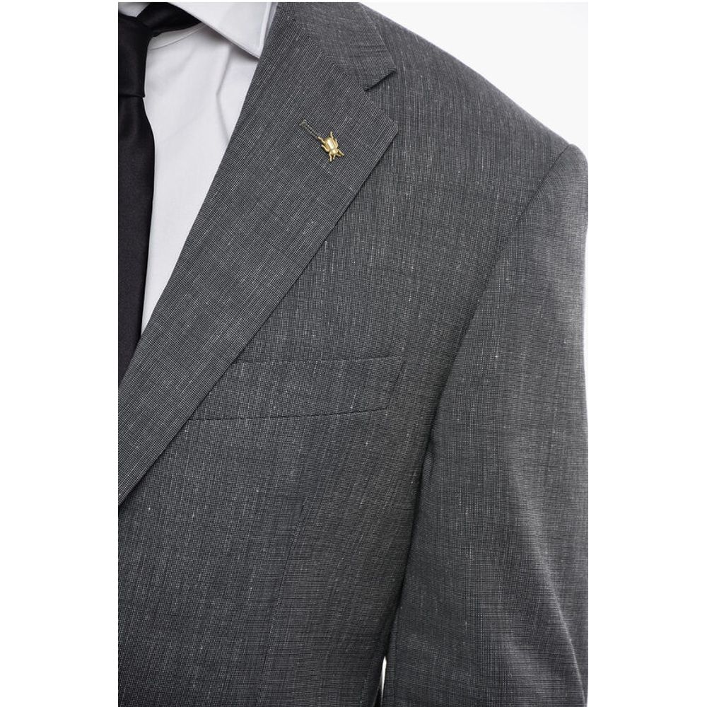 Corneliani CC COLLECTION Notch Lapel Virgin Wool Blend RIGHT Suit - Image 3