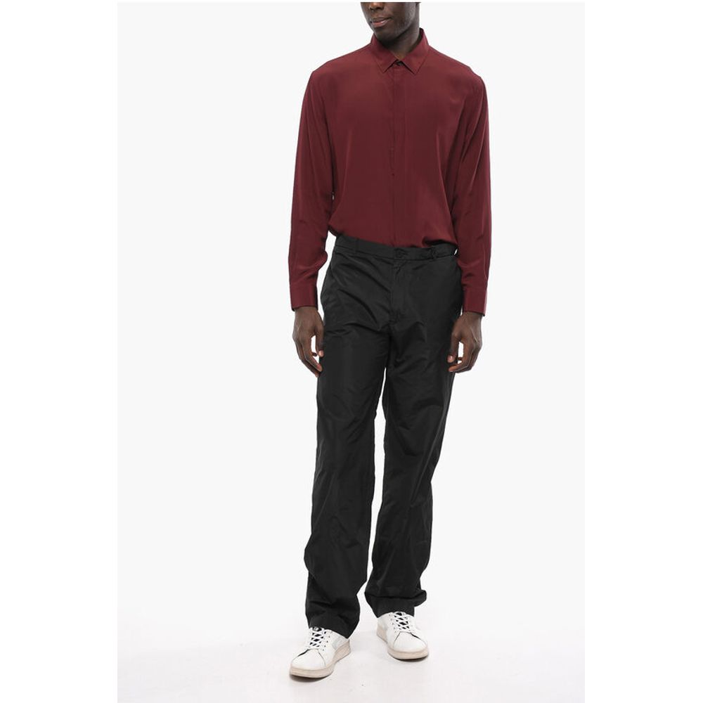 Balenciaga Polyester Draped Trousers - Image 4