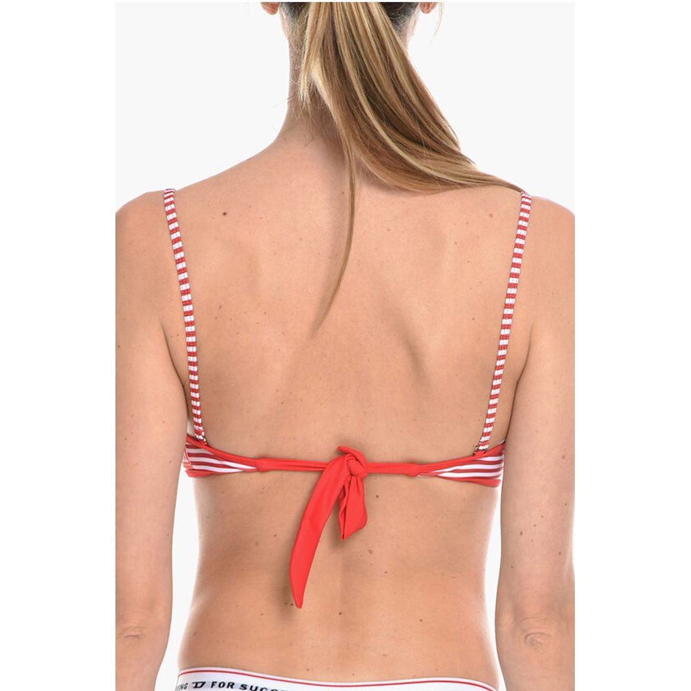 Diesel Striped Details BFB-DOLYS Bandeau Bikini Top - Image 2