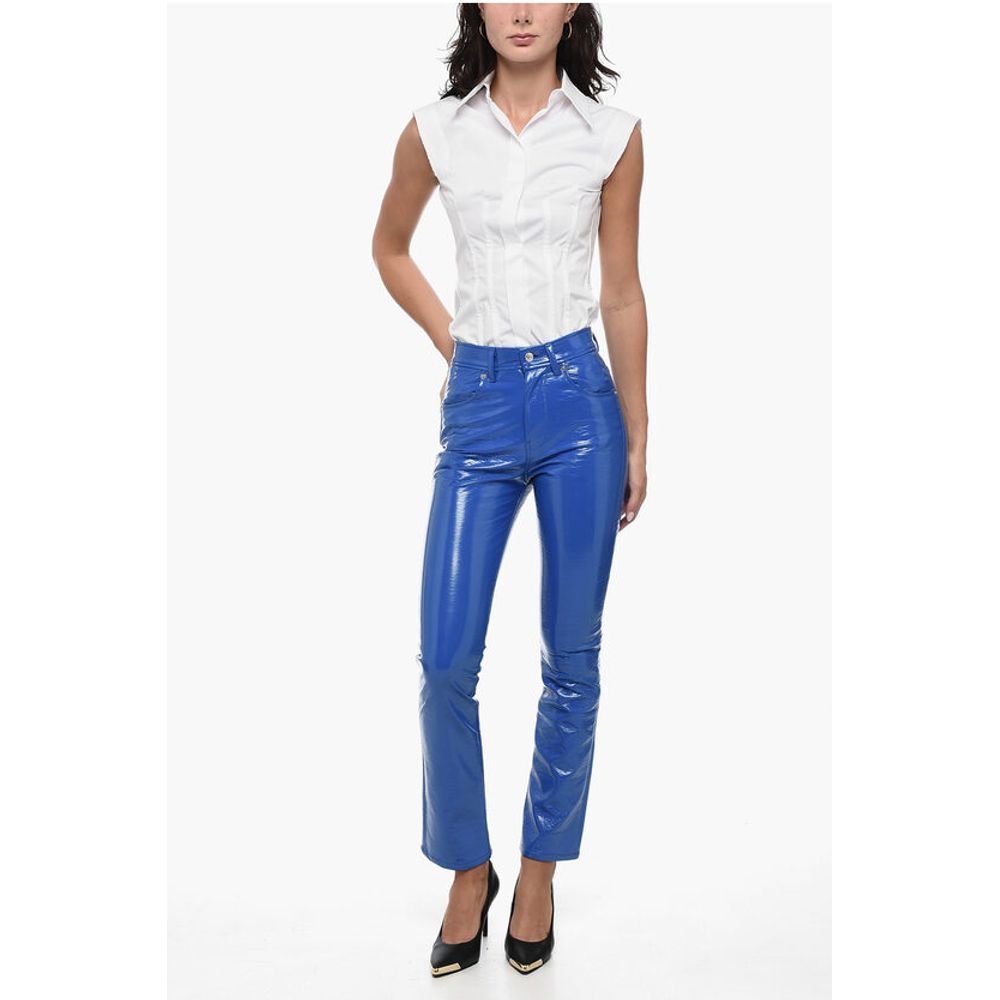 Diesel Patent Faux Leather P-ARCY Pants - Image 4