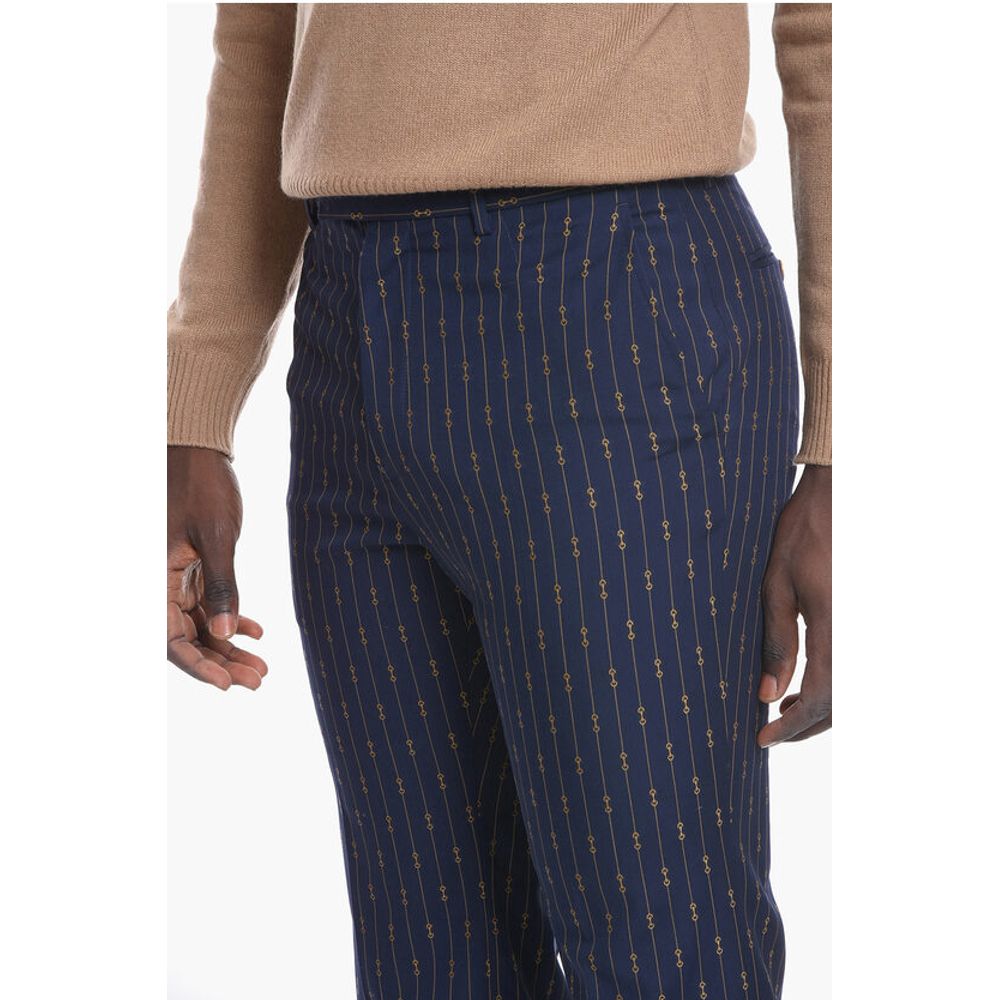 Gucci Horsebit Embroidered Pants - Image 3