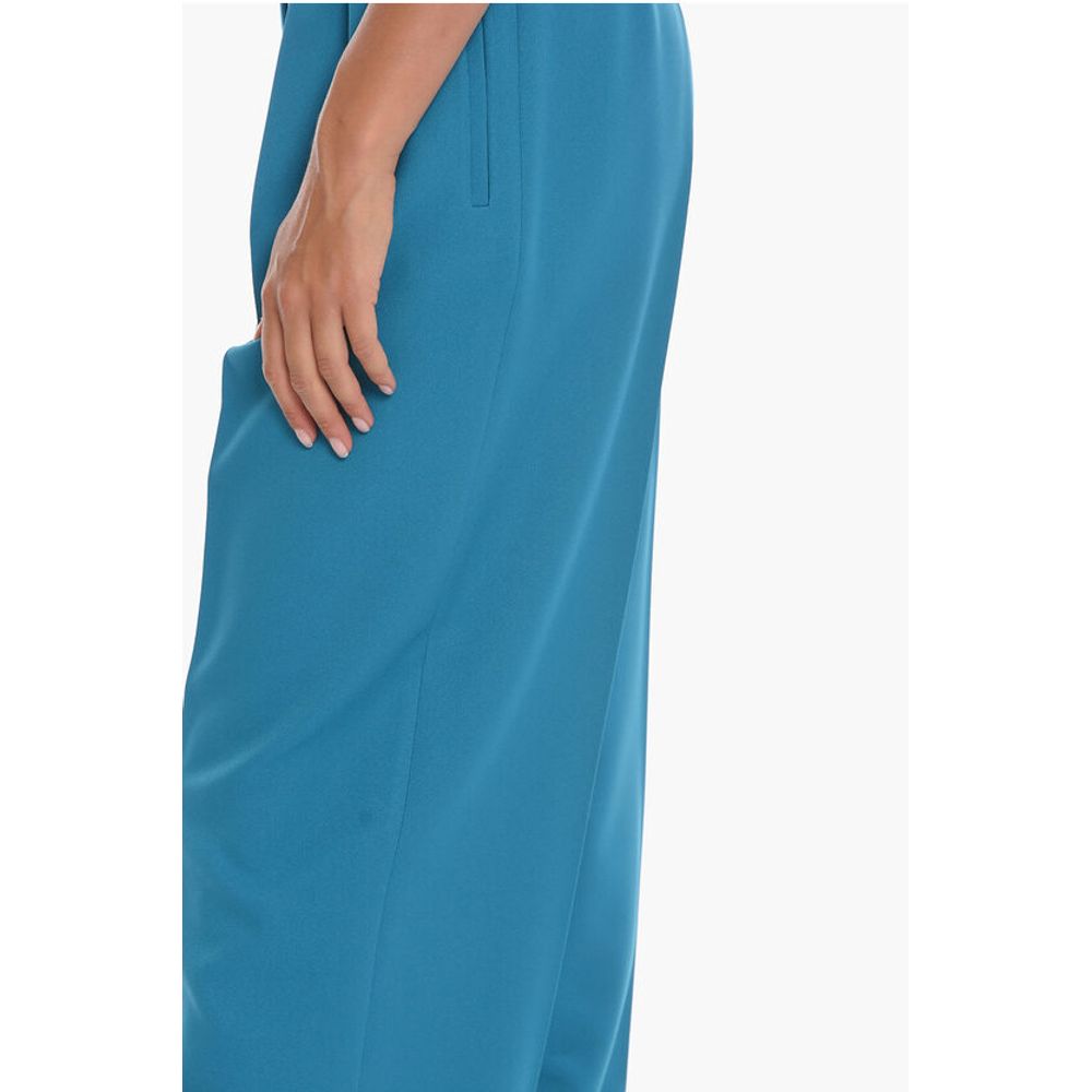 Super Blond Front-pleated Trousers with Wide-leg - Image 3