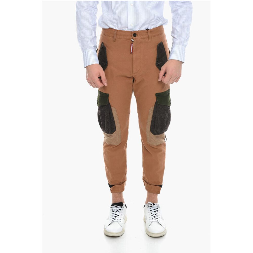 Dsquared² Velour Detail EXPLORER Cargo Pants