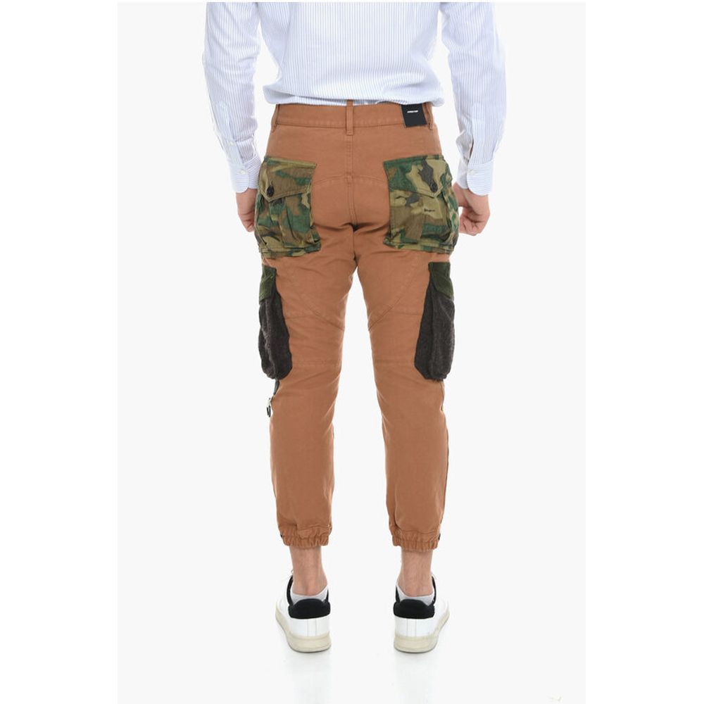 Dsquared² Velour Detail EXPLORER Cargo Pants - Image 2