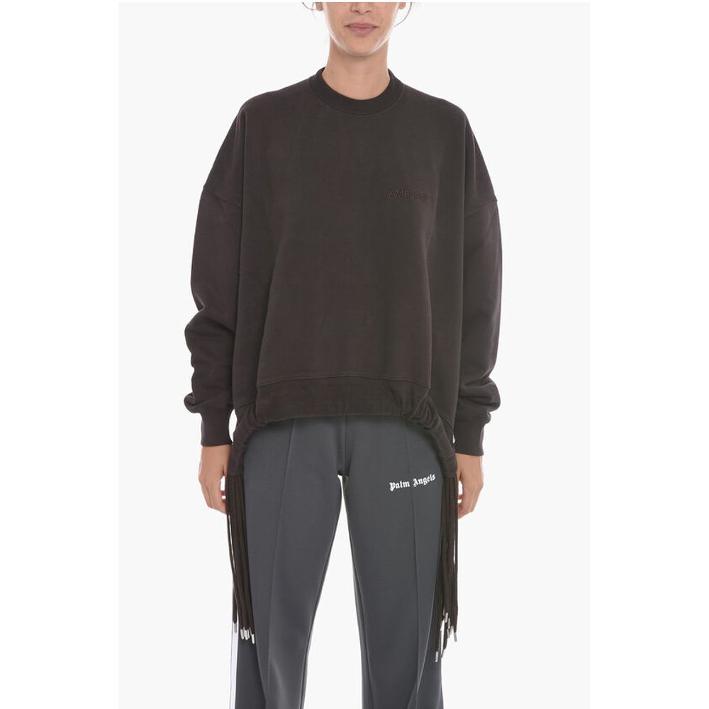 Ambush Brushed-cotton MULTICORD Crewneck Sweatshirt with Logo embro