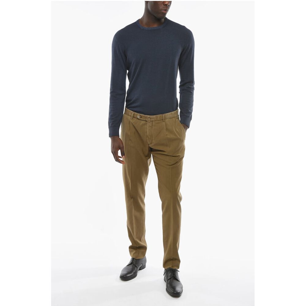 Corneliani Wool Dyed Pleated Pants - Image 4