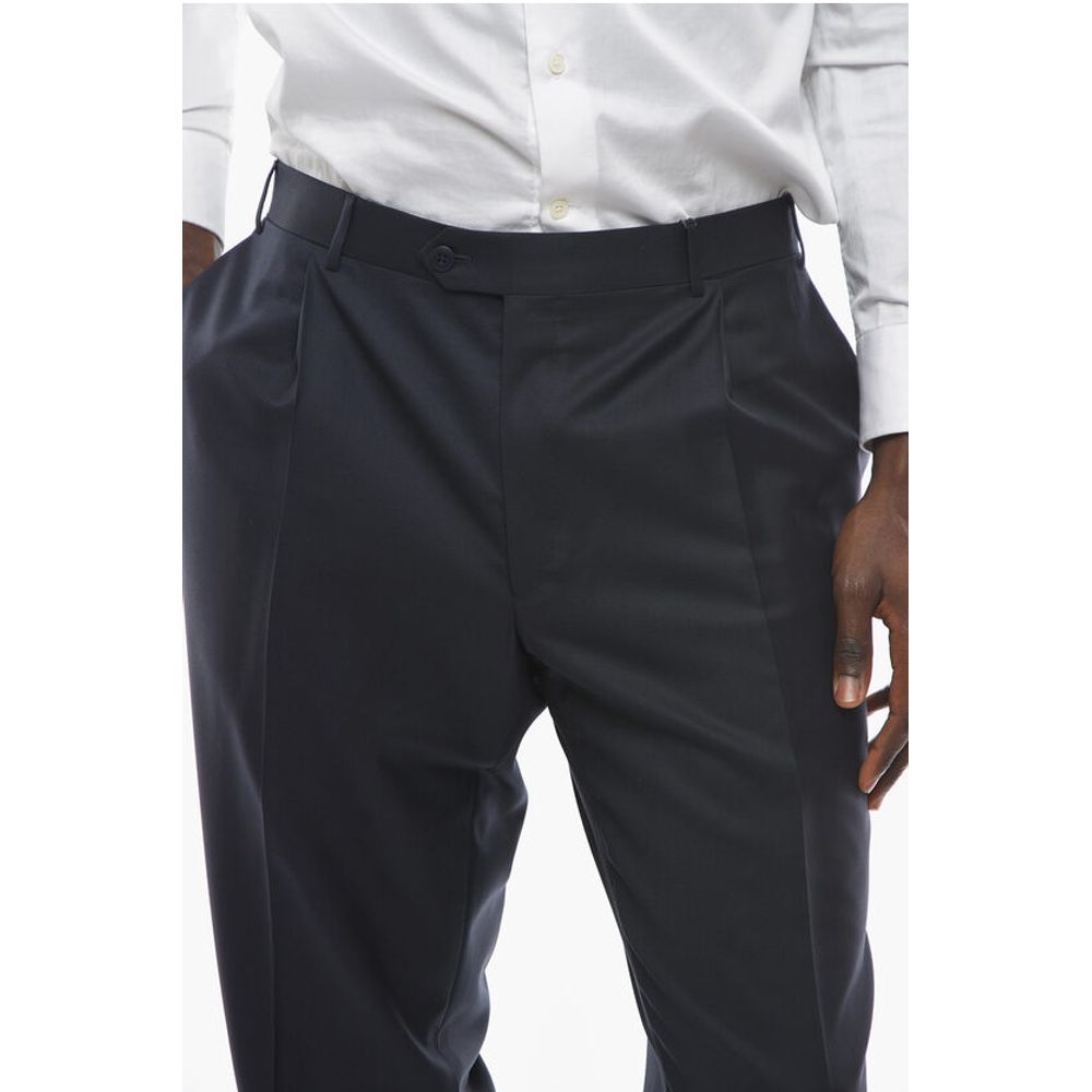 Corneliani Virgin Wool MANTUA Pants with Pleat - Image 2