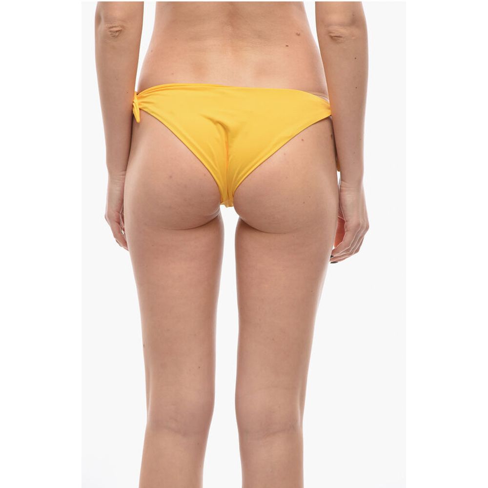 Karl Lagerfeld Solid Color Bikini Bottom With Silver Logo - Image 3