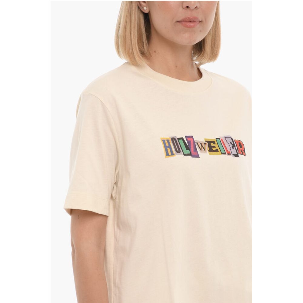 Holzweiler Logo Printed KJERAG Crew-neck T-Shirt with Printed Logo - Image 3