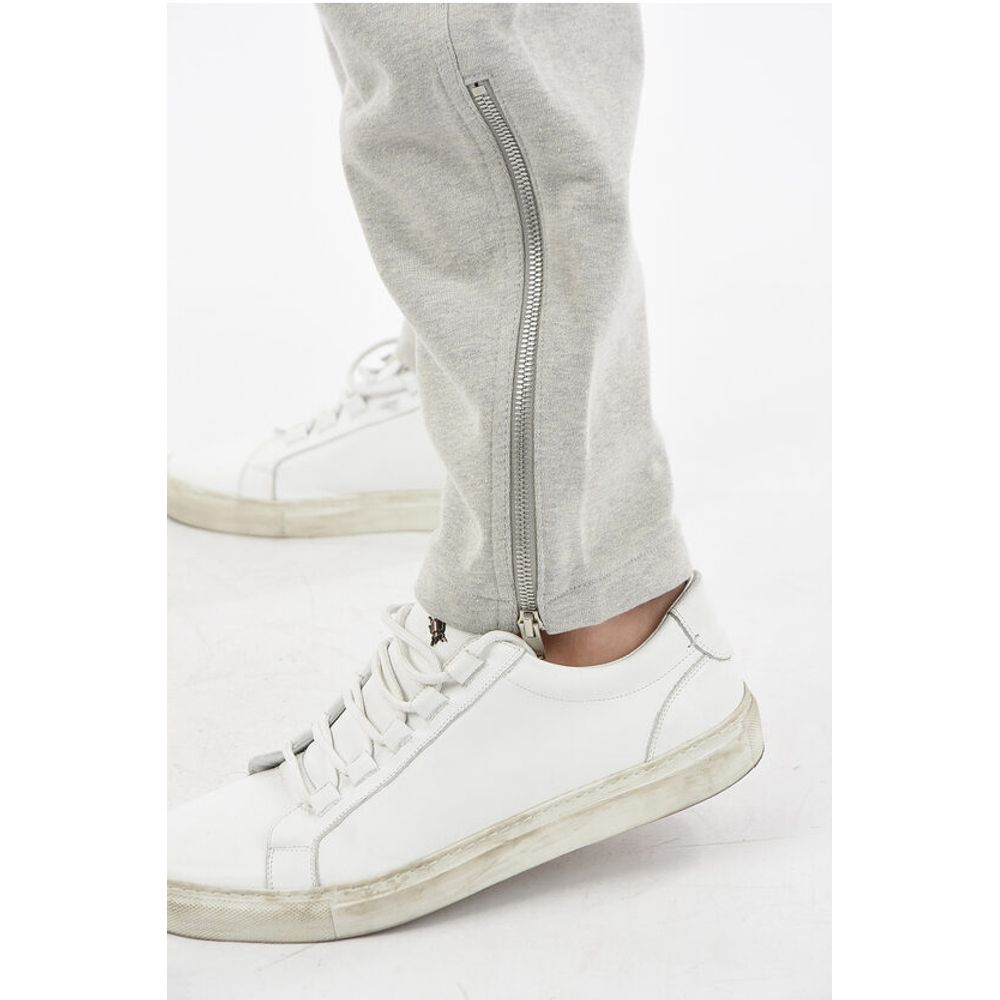 Maison Margiela MM10 Brushed-cotton Joggers with Ankle Zips - Image 3