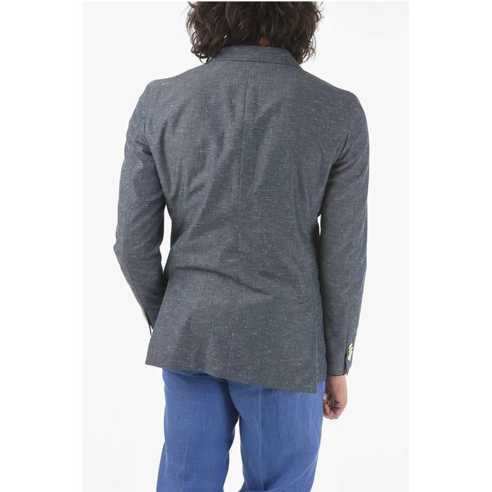 Corneliani CC COLLECTION peak lapel REWARD double-breasted blazer with - Image 2