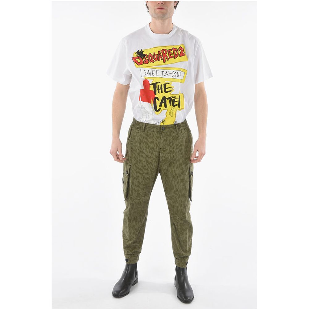 Dsquared² Striped Cargo Pants - Image 4